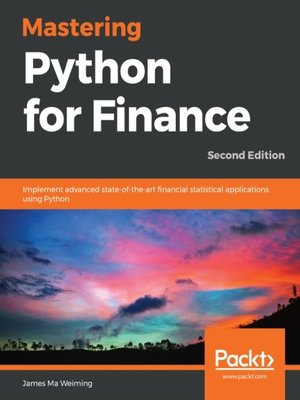 cover image of Mastering Python for Finance